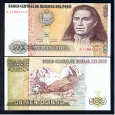 Перу 500 инти 1987г.